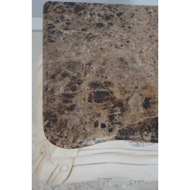 Marble Top Italian Style Commode Chest For Sale - Image 14 of 17