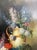 Mid 20th Century Mid 20th Century Original Oil on Canvas of Still Life With Flowers and Amphora Vase For Sale - Image 5 of 15