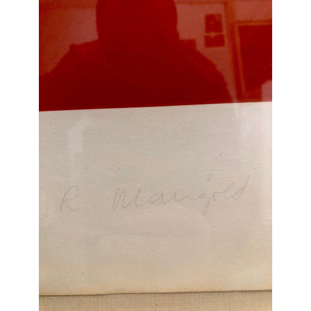 1970s Robert MangoldLarge Aquatint Etching A Red Color MInimalist Abstract Etching Robert Mangold, 1979 For Sale - Image 5 of 11