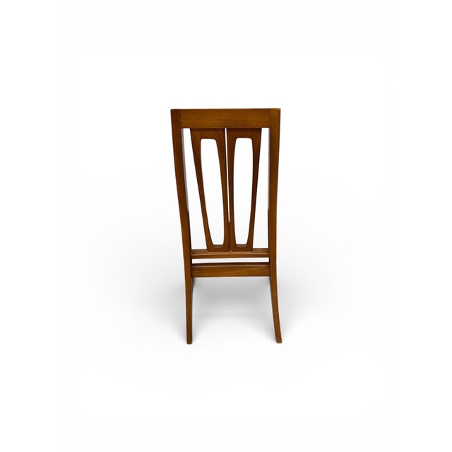 Mid-Century Modern Young Manufacturing Walnut Dining Chairs - Set of 10 For Sale - Image 9 of 9