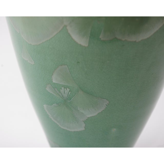 1980s Tim Marcotte Crystalline Glaze Studio Pottery Vase For Sale - Image 9 of 10