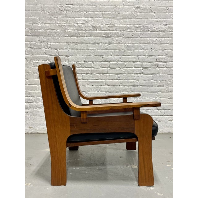 Mid-Century Modern Mid Century Modern Sculpted Lounge Chair, Made in Italy, C. 1970s For Sale - Image 3 of 13