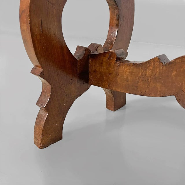 Italian Late 19th Century Style Coffee Tables in Crafted Wood, 1930s, Set of 2 For Sale - Image 11 of 18