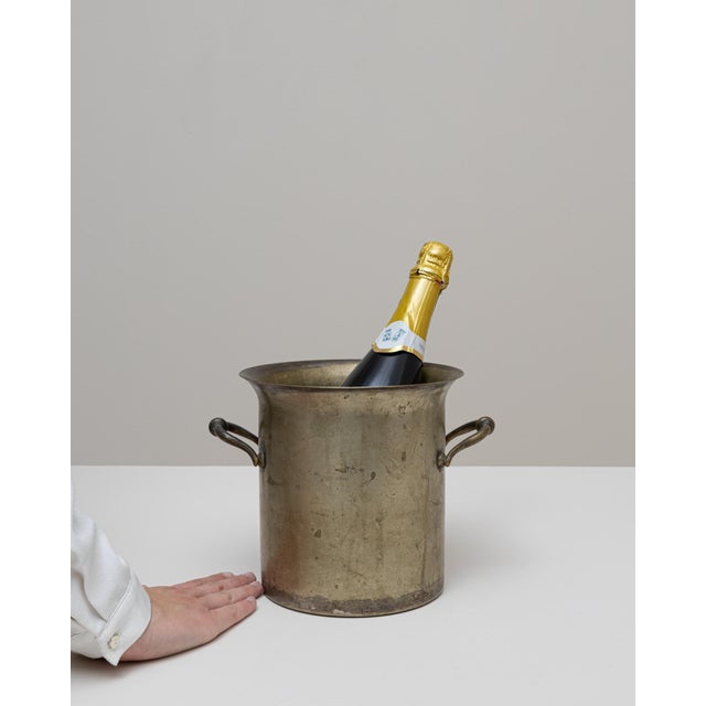 20th Century French Silver Plated Champagne Bucket For Sale - Image 18 of 18