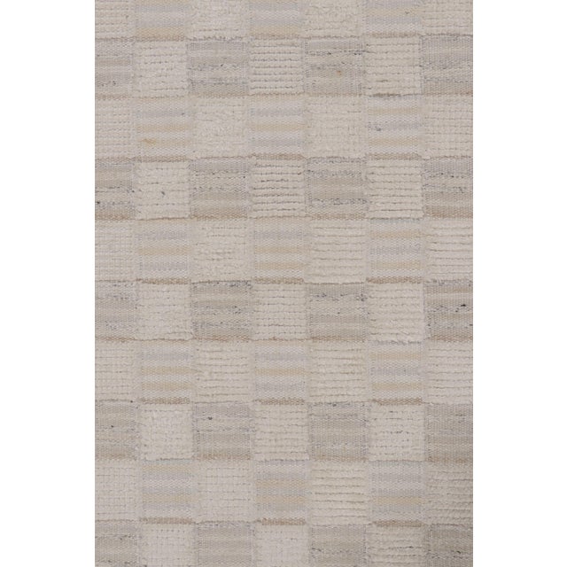 Rug & Kilim Rug & Kilim’s Scandinavian Style Extra Long Runner, With Geometric Patterns For Sale - Image 4 of 9