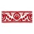 Sample - Schumacher Ashbury Tape in Red For Sale