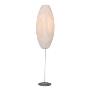 George Nelson Cigar Lotus Floor Lamp For Sale