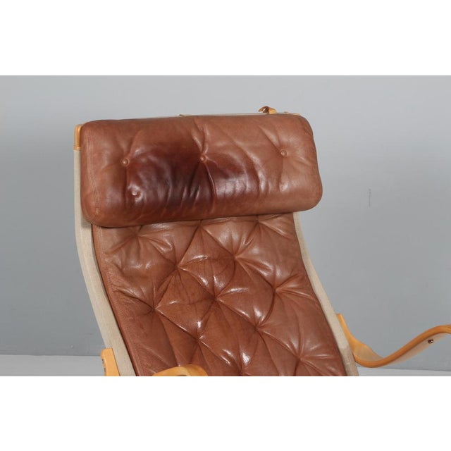 Vintage Pernilla Lounge Chair by Bruno Mathsson for Dux, 1980s For Sale - Image 3 of 11
