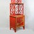 Chinoiserie Vintage Chinoiserie Red Lacquer Duchess of Windsor Style Pagoda Etagere Cabinet For Sale - Image 3 of 18
