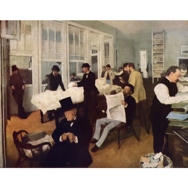 Artist: Edgar Degas Country: France Title: Cotton Market Medium: Giclee Marks: Numbered Limited Edition Published in 2002...