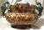 Antique French Barbotine Majolica Rose Basket Centerpiece Planter For Sale - Image 4 of 12