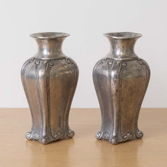 1910s French Art Nouveau Bud Vase For Sale - Image 10 of 16