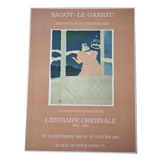 Original L'Estampe Originale Poster by Henri de Toulouse-Lautrec, 1981 For Sale