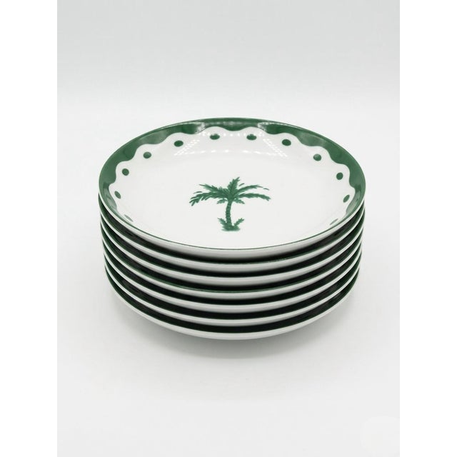 Fern & Co. For Anthropologie Palm Tree Dessert Plate For Sale In West Palm - Image 6 of 11