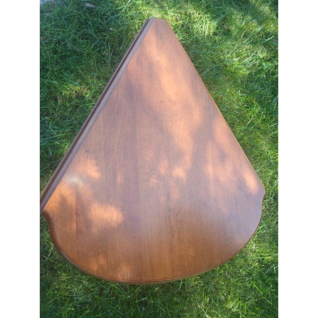 Vintage Ethan Allen Heirloom Maple Tripod Side Table For Sale - Image 10 of 10