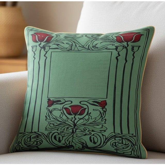 Exquisite Luxury Arts & Crafts Sofa Cushions / Pillows Cover Only For Sale - Image 4 of 4
