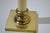 1970s Stiffel Cream Faux Embossed Snakeskin Brass Floor Lamp For Sale - Image 13 of 16