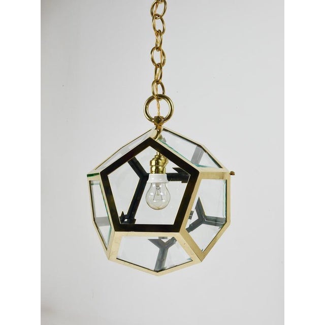 Pendant Lamp Chandelier by Friedrich Otto Schmidt for Adolf Loos Dodekaeder, 1900s For Sale - Image 6 of 18