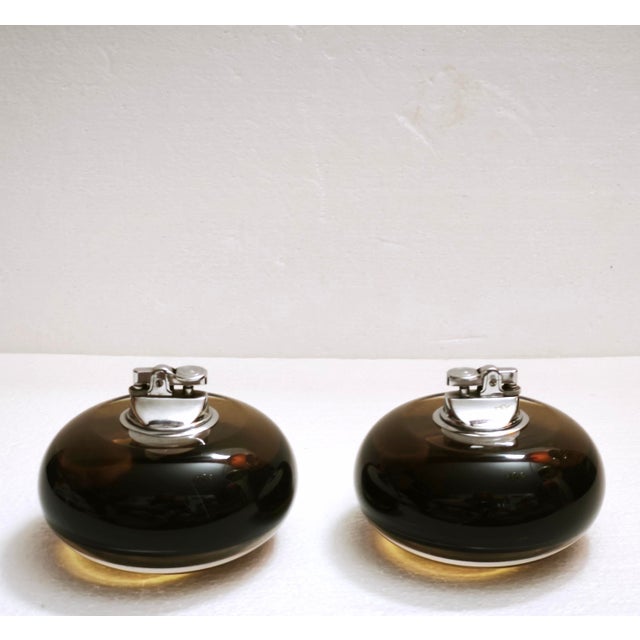 Space Age Gas Table Lighters by Ingo Knuth for Soldi & Scati, Italy, 1970s, Set of 2 For Sale - Image 18 of 18