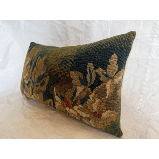 Baroque 17th Century Flemish Verdure Tapestry Pillow For Sale - Image 3 of 7