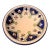 1980s AHand-Painted Tunisian Ceramic Tebsi Pedestal Serving Bowl For Sale