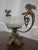 Victorian Victorian Era Bronze Winged Dragon Centerpiece W. Glass Bowl For Sale - Image 3 of 12