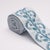 Contemporary Schumacher Lottie Tape In Aqua For Sale - Image 3 of 3