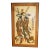 Early 20th Century Japanese Warrior Samurai Framed Painting For Sale