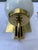 Metal 1950s Stilnovo Style White Black and Brass Sconces - a Pair For Sale - Image 7 of 10