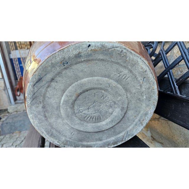 Vintage Art Deco Clay Pot, 1950s For Sale - Image 9 of 12