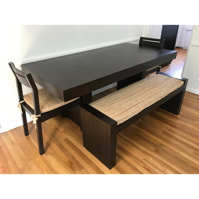 West Elm Modern Terra Dining Table Set Chairish