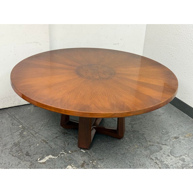 Contemporary Axis for Sloan Miyasato Solara Round Dining Table For Sale - Image 3 of 12