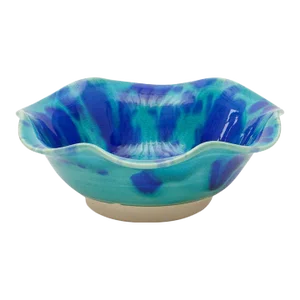 Bunny Williams Home Trinket Bowl, Turquoise/Blue - 5"