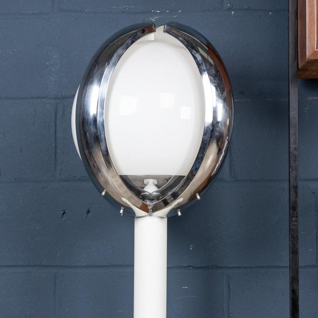 20th Century Italian Space Age Floor Lamp with Hand Blown Venetian Glass, 1970 For Sale - Image 18 of 18