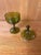 Vintage Olive Green Hand Blown Empoli Compote For Sale In Saint Louis - Image 6 of 10