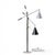 Angelo Lelli for Arredoluce Triennial Mid Century Italian Floor Lamp The approximate measurements of this lamp are: 34...