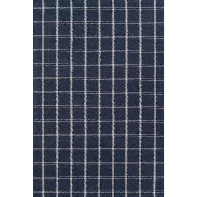 Erin Gates Marlborough Dover Navy Hand Woven Wool Area Rug 8' X 10' For Sale