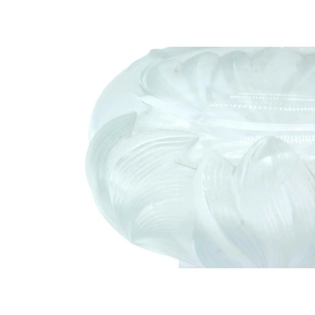 Glass Mid 20th Century Lalique Crystal Centerpiece For Sale - Image 7 of 9