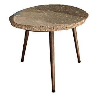 Brown Marble Coffee Table from Forzini For Sale