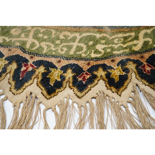 Traditional Antique Turkish Rug 4'5'' x 4'6'' For Sale - Image 3 of 9