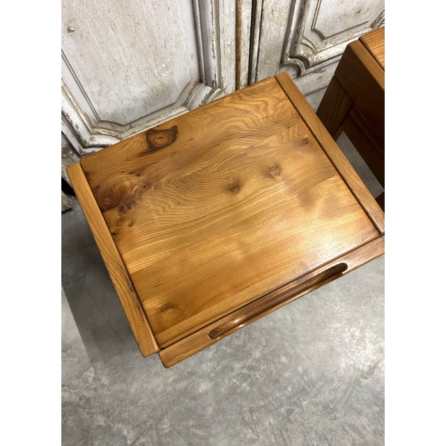 Bedside Tables from Maison Regain, 1980, Set of 2 For Sale - Image 9 of 11