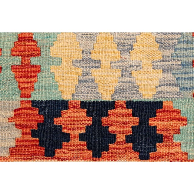 Brown Handwoven Kilim Rug, Afghanistan For Sale - Image 8 of 18