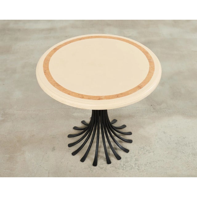 Ironies Ironies Aslo Stone Top Pedestal Center Dining Table For Sale - Image 4 of 15