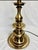 Mid-Century Modern Vintage Stiffel Solid Brass Floor Lamp W Glass Tray Table For Sale - Image 3 of 7