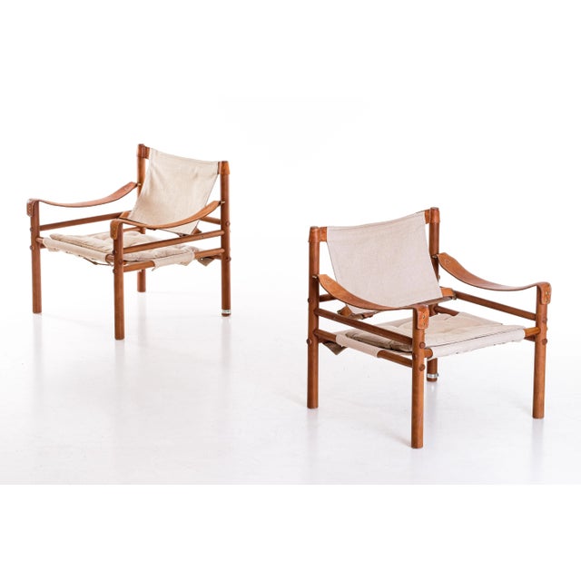 1970s Set of Sirocco Easy Chairs by Arne Norell, 1970s For Sale - Image 5 of 11