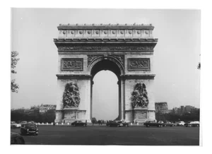 Erich Andres, Paris, Arc de Triomphe, Photograph