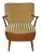 Club Chair with Armrests and Back in Faux Leather, 1950s For Sale