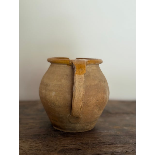 Antique French Stoneware Pitcher, 19th Century Confit Jug For Sale - Image 4 of 7