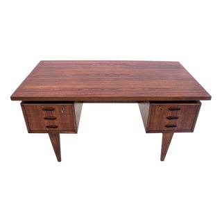Vintage Danish Teak Desk, 1960s For Sale