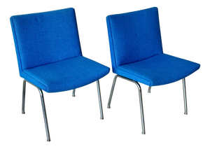 Airport Chairs by Hans J. Wegner for A.P. Stolen, 1960s, Set of 2